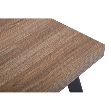Natural Wood Side Table with U-Shaped Base | Oakwill
