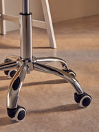 Black Home Office Chair with Curved Back | Fionna