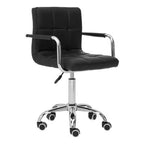 Black Home Office Chair with Swivel Base | Finn