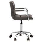 Grey Home Office Chair with Swivel Base | Finn