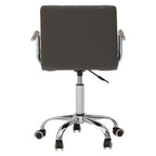 Grey Home Office Chair with Swivel Base | Finn