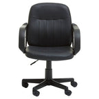 Black Pu Home Office Chair | Flint