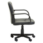 Black Pu Home Office Chair | Flint