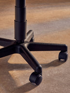 Black Pu Home Office Chair | Flint