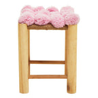 Pink Pom Pom Stool | West Village