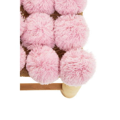 Pink Pom Pom Stool | West Village