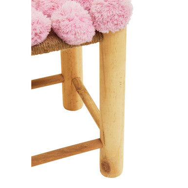Pink Pom Pom Stool | West Village