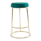 Green Velvet Bar Stool | Manhattan