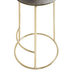Grey Velvet Tall Bar Stool | Manhattan