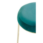Green Velvet Tall Bar Stool | Manhattan