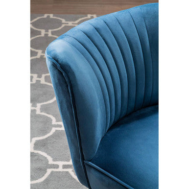 Blue Velvet Chair | Regents Park