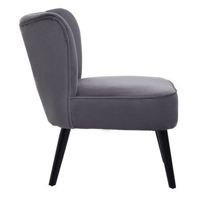 Grey Velvet Chair | Regents Park