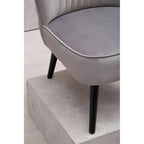 Grey Velvet Chair | Regents Park
