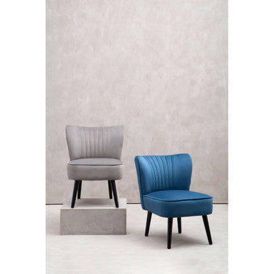 Grey Velvet Chair | Regents Park