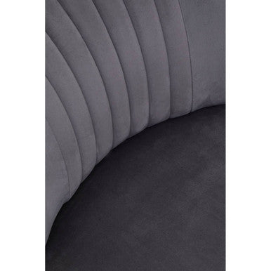 Grey Velvet Chair | Regents Park