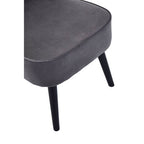 Grey Velvet Chair | Regents Park