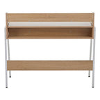 Natural Oak Veneer Effect One Drawer Desk | Bradbury