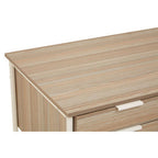 Light Oak Veneer Effect Desk with 2 Drawers | Bradbury