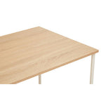 Natural Oak Veneer Desk with Drawers | Bradbury