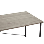 Grey Oak Veneer Effect Top Desk | Bradbury