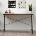 Grey Oak Veneer Effect Top Desk | Bradbury