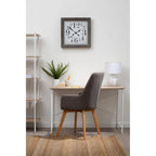 Natural Oak Veneer Effect Top Desk | Bradbury