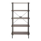 Five Tier Dark Oak Shelf Unit | Bradbury