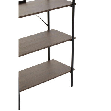 Five Tier Dark Oak Shelf Unit | Bradbury
