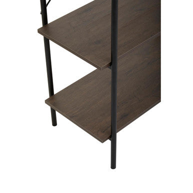 Five Tier Dark Oak Shelf Unit | Bradbury