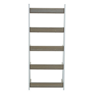 Five Tier Oak Effect Shelf Unit | Bradbury