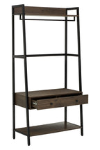 Dark Oak Effect Open Wardrobe | Bradbury