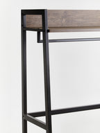 Dark Oak Effect Open Wardrobe | Bradbury