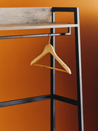 Dark Oak Effect Open Wardrobe | Bradbury