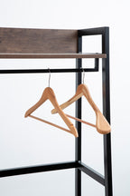 Dark Oak Effect Open Wardrobe | Bradbury
