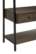 Dark Oak Effect Open Wardrobe | Bradbury