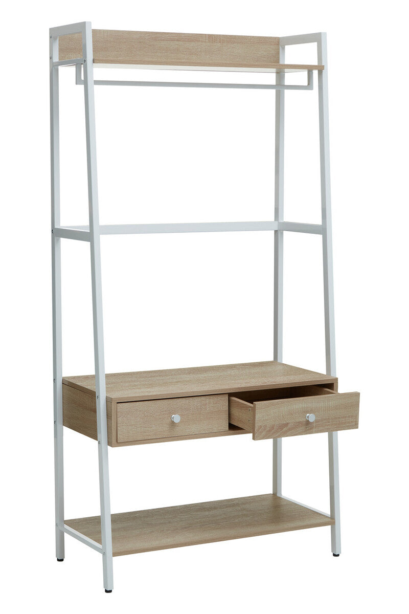 Natural Oak Effect Open Wardrobe | Bradbury