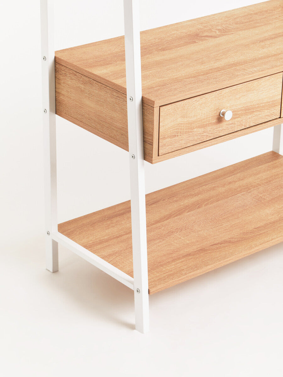 Natural Oak Effect Open Wardrobe | Bradbury
