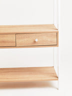 Natural Oak Effect Open Wardrobe | Bradbury