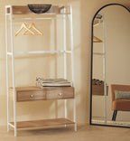 Natural Oak Effect Open Wardrobe | Bradbury