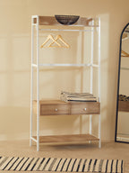 Natural Oak Effect Open Wardrobe | Bradbury