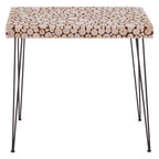 Black and Natural Console Table with Wood Top | Lacuna