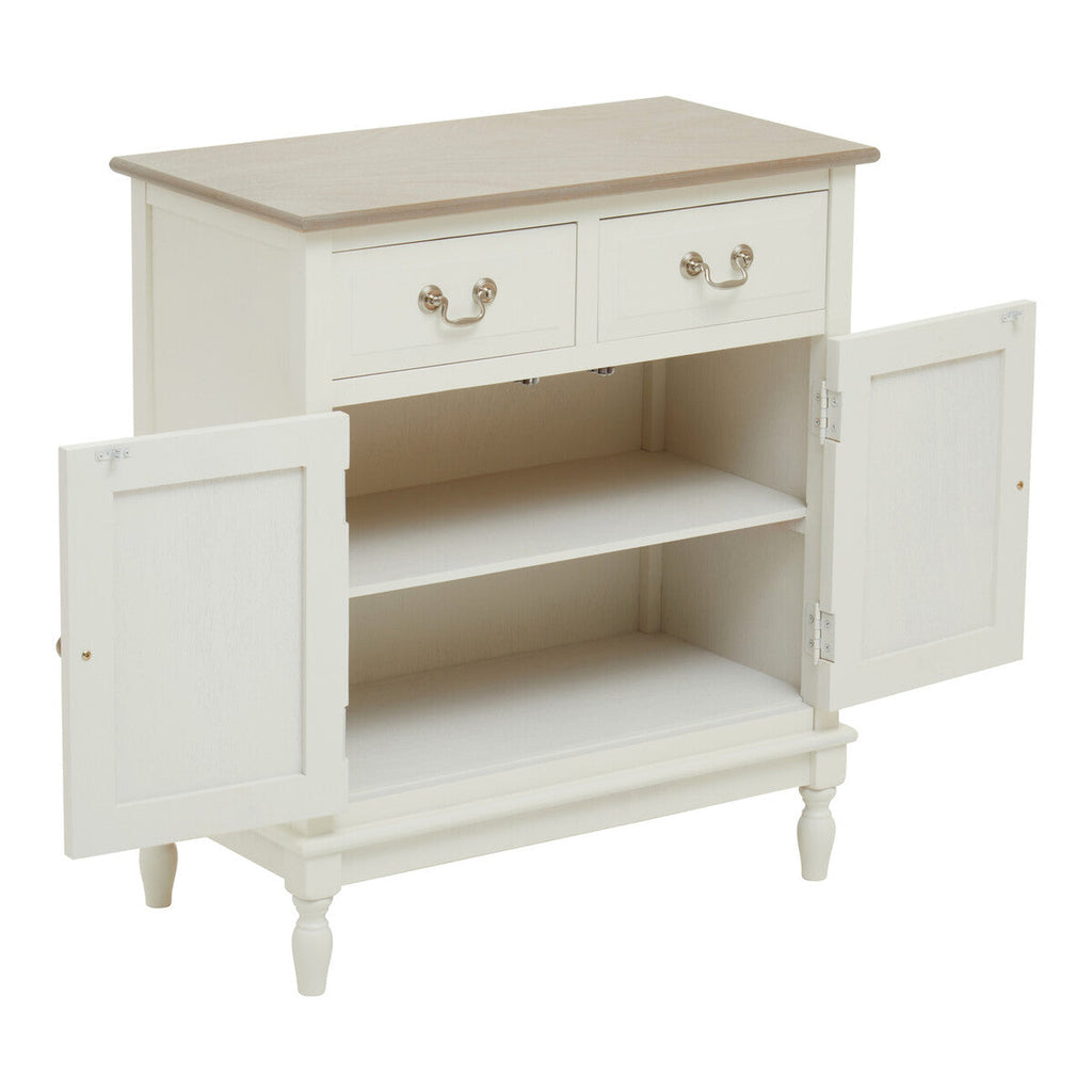 2 Drawer White Sideboard | Heritage