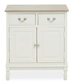 2 Drawer White Sideboard | Heritage