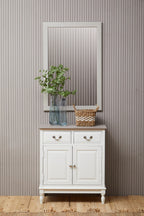 2 Drawer White Sideboard | Heritage