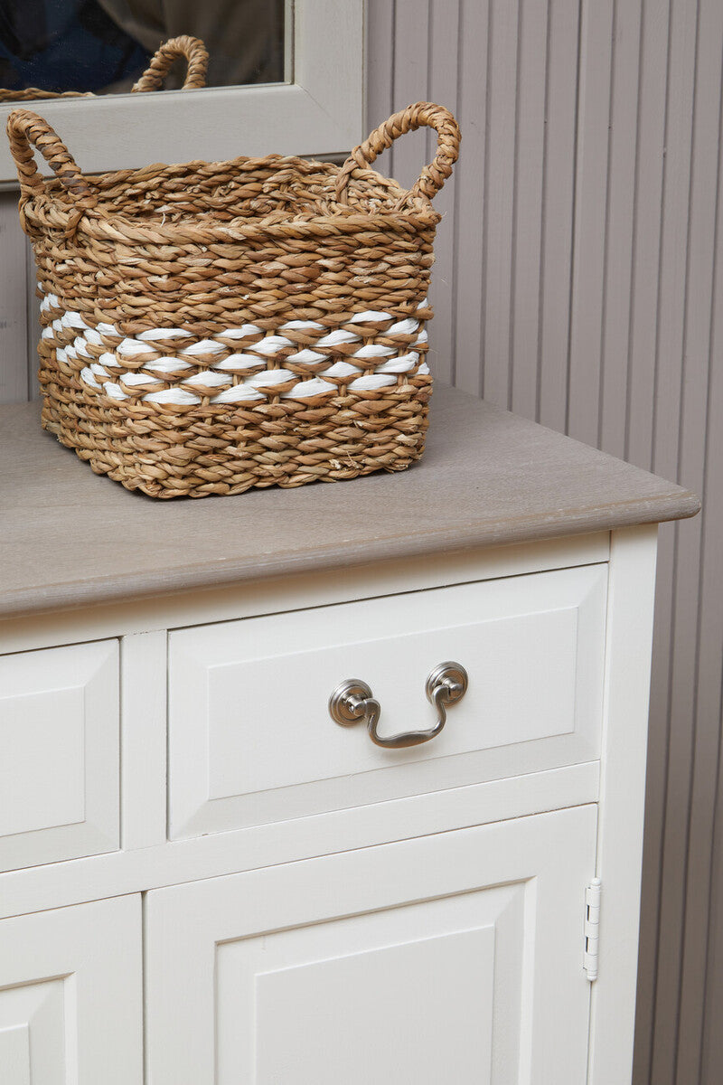 2 Drawer White Sideboard | Heritage
