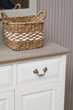 2 Drawer White Sideboard | Heritage
