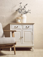 2 Drawer White Sideboard | Heritage