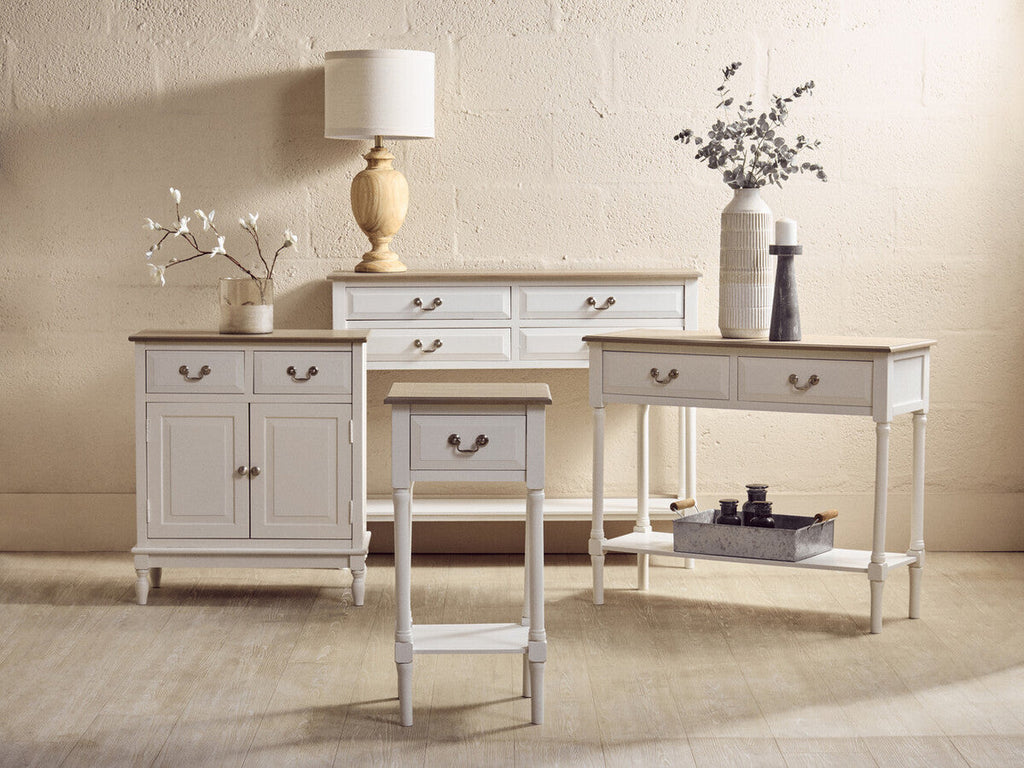 2 Drawer White Sideboard | Heritage