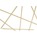 Gold Finish Metal Frame Console Table with Mirror Top | Farran
