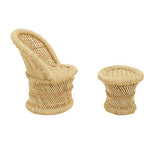 Children's Natural Chair and Stool | Rowan